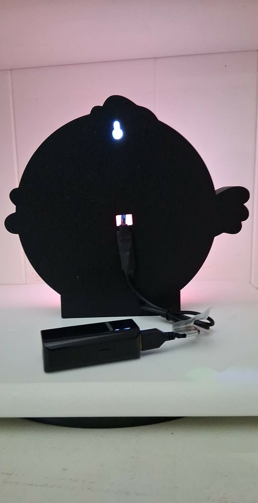 Ghostbusters Logo LED light box – custom 3D printed – Lit Layer Creations